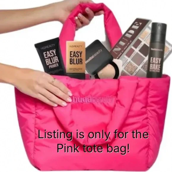 NEW✅HudaBeauty Pink Tote Bag